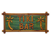Tiki Bar Bamboo Sign